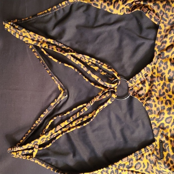 Kendall & Kylie, NWT,  Leopard Print Bathing Suit - Picture 4 of 6